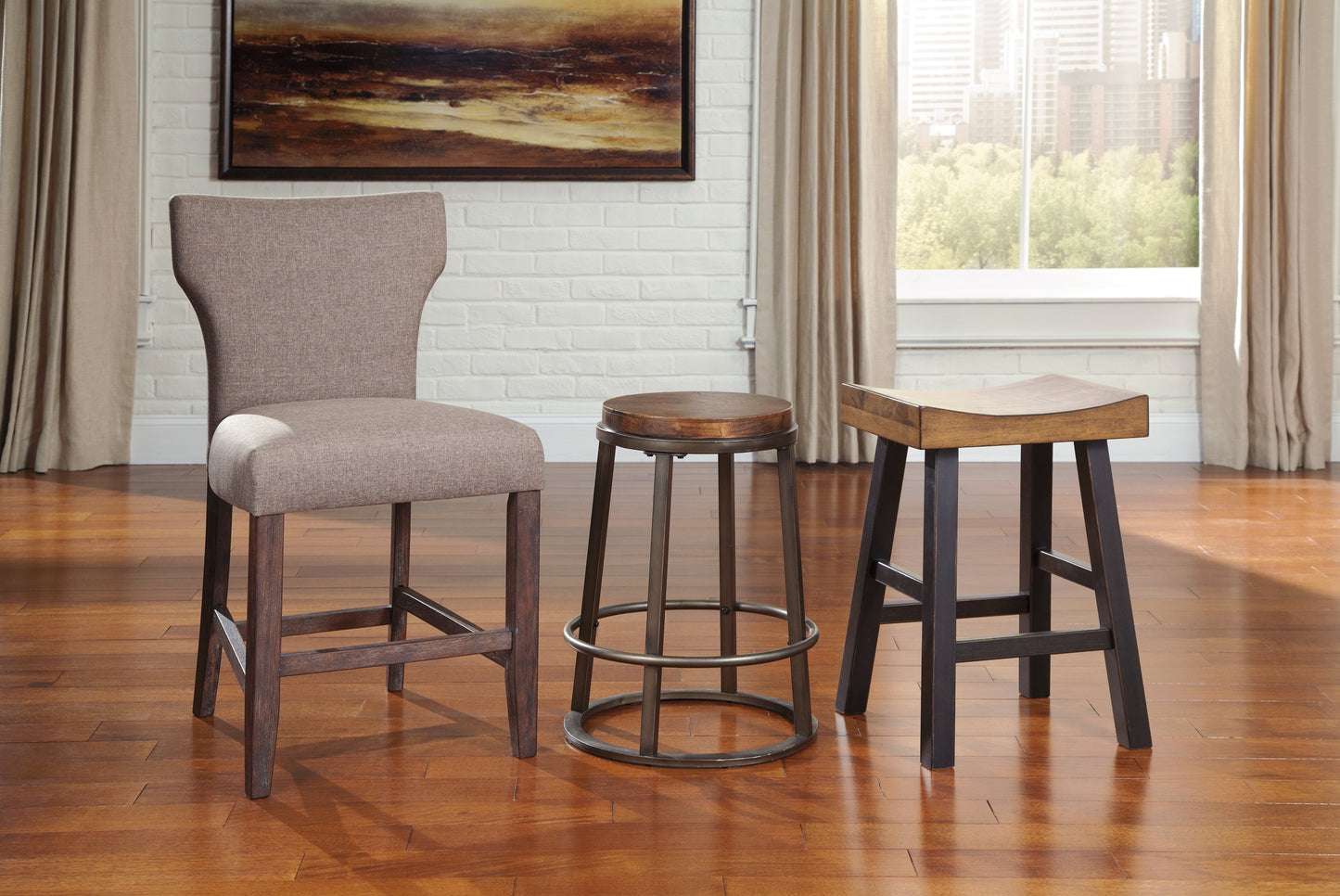 Ashley Express - Glosco Stool (2/CN)