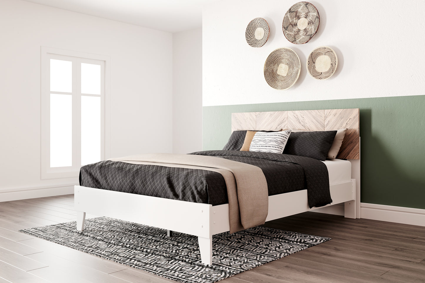 Piperton  Panel Platform Bed