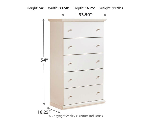 Bostwick Shoals  Panel Bed With Mirrored Dresser And Chest