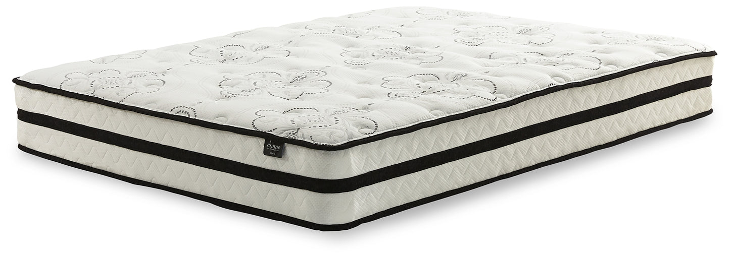 Ashley Express - Chime 10 Inch Hybrid  Mattress And Pillow