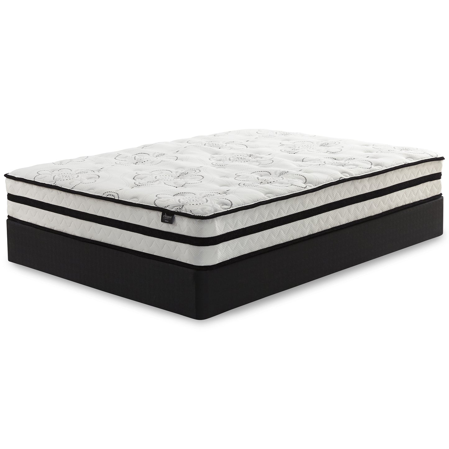 Ashley Express - Chime 10 Inch Hybrid  Mattress And Pillow