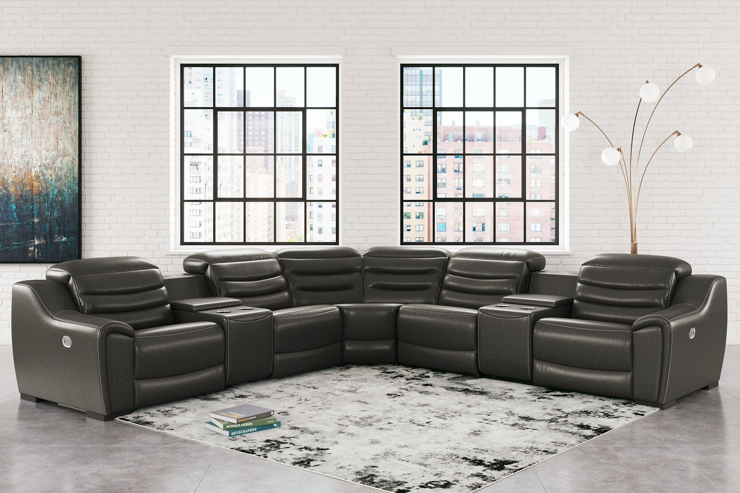 Center Line 7-Piece Power Reclining Sectional