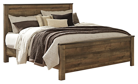 Trinell  Panel Bed With Dresser And 2 Nightstands