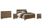 Trinell  Panel Bed With Dresser And 2 Nightstands