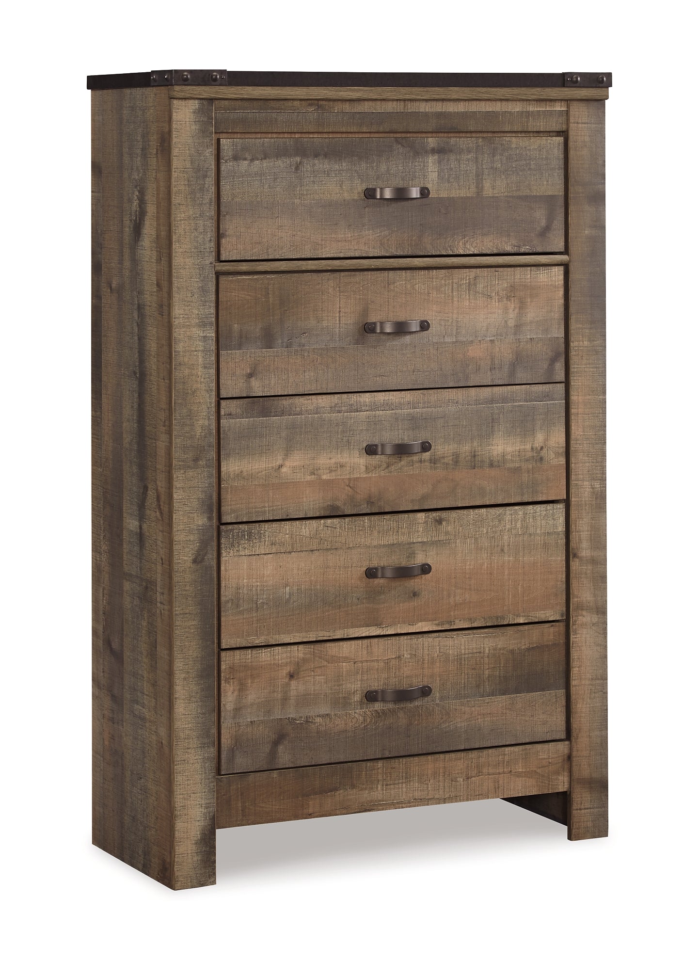 Trinell  Panel Bed With Dresser, Chest And 2 Nightstands