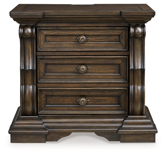 Maylee Three Drawer Night Stand