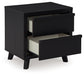 Danziar  Panel Bed With Mirrored Dresser, Chest And 2 Nightstands