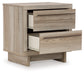 Hasbrick  Panel Headboard With Mirrored Dresser, Chest And Nightstand