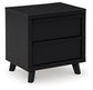 Danziar  Panel Headboard With Mirrored Dresser And 2 Nightstands