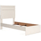 Stelsie  Panel Bed With Mirrored Dresser And 2 Nightstands