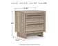 Hasbrick  Panel Headboard With Mirrored Dresser And 2 Nightstands