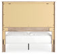 Senniberg  Panel Bed With Mirrored Dresser And Nightstand