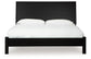 Danziar  Panel Bed With Mirrored Dresser