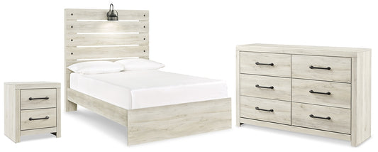 Cambeck  Panel Bed With Dresser And Nightstand