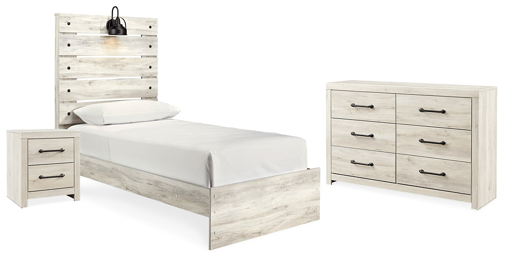 Cambeck  Panel Bed With Dresser And Nightstand