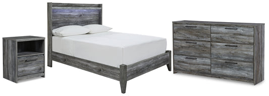 Baystorm  Panel Bed With Dresser And Nightstand