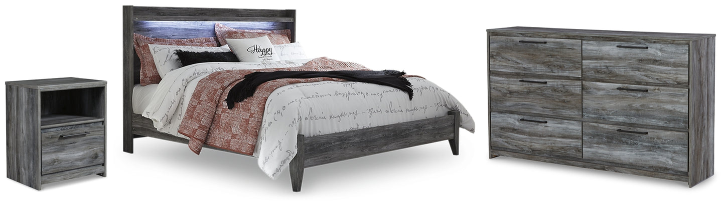 Baystorm  Panel Bed With Dresser And Nightstand