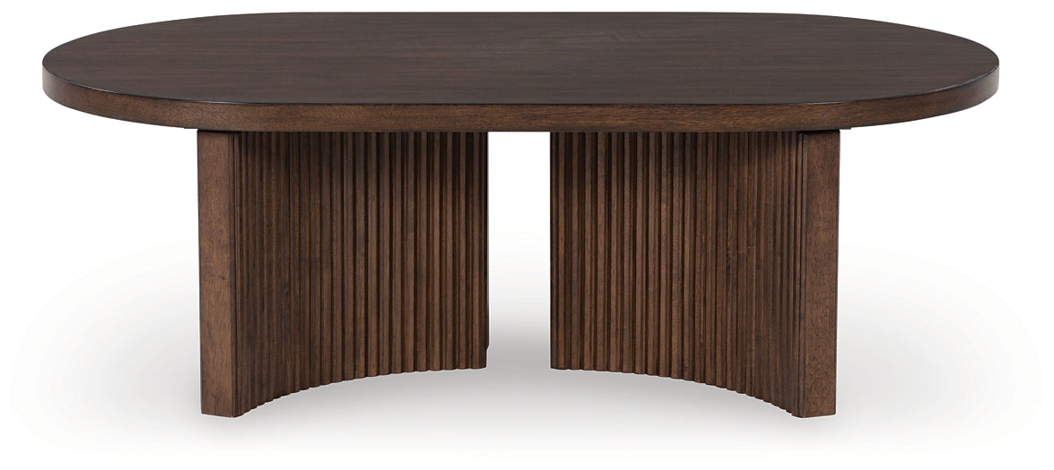 Ashley Express - Korestone Oval Cocktail Table