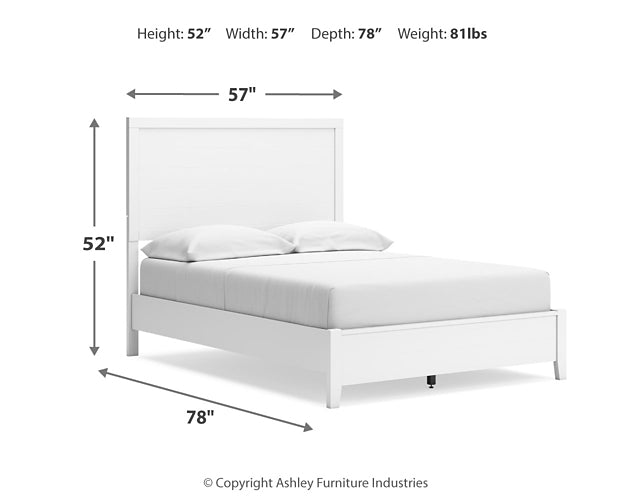 Binterglen  Panel Bed With Dresser