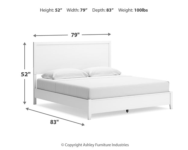 Binterglen  Panel Bed With Dresser