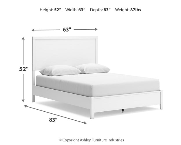 Binterglen  Panel Bed With Dresser