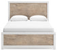 Charbitt  Panel Bed With Mirrored Dresser, Chest And 2 Nightstands