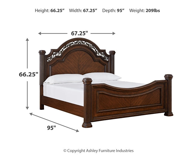 Lavinton  Poster Bed With Dresser