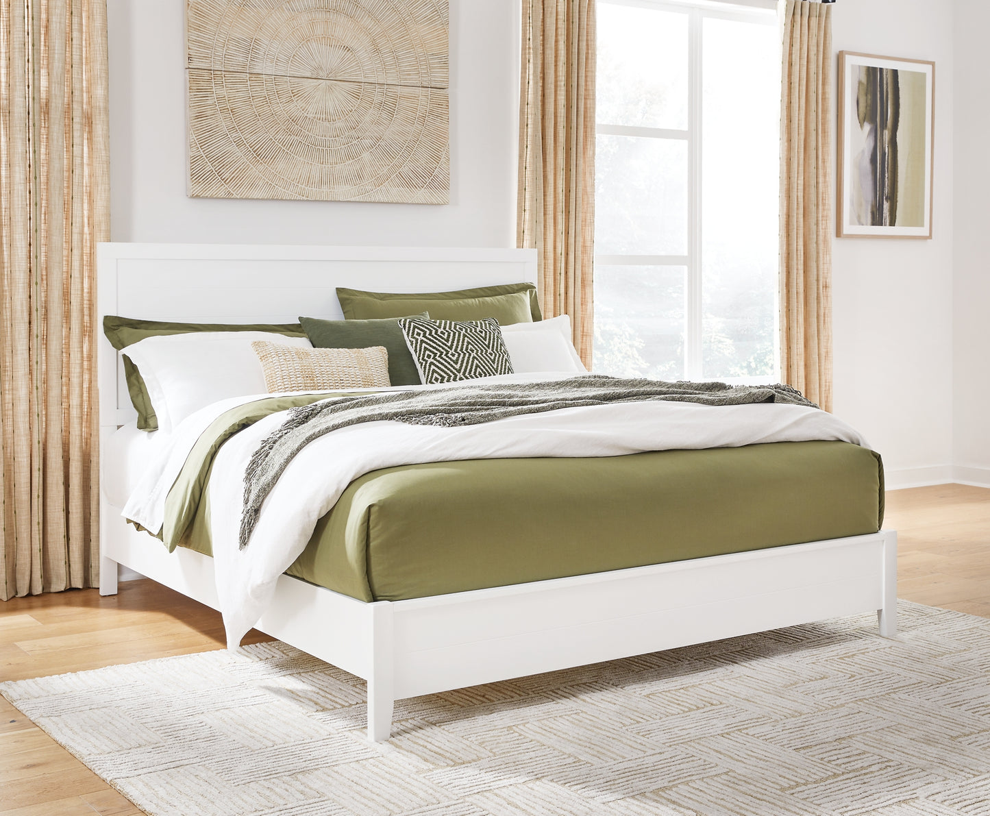 Binterglen  Panel Bed With Dresser And Nightstand