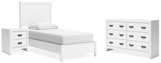 Binterglen  Panel Bed With Dresser And Nightstand