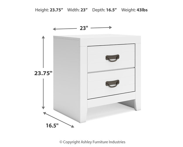 Binterglen  Panel Bed With Dresser And Nightstand