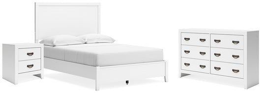 Binterglen  Panel Bed With Dresser And Nightstand