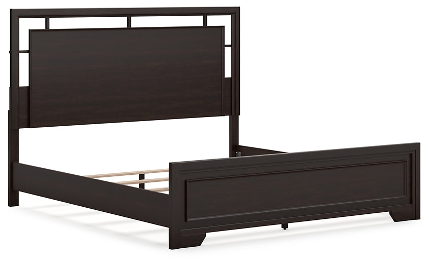 Covetown  Panel Bed With Dresser And Nightstand