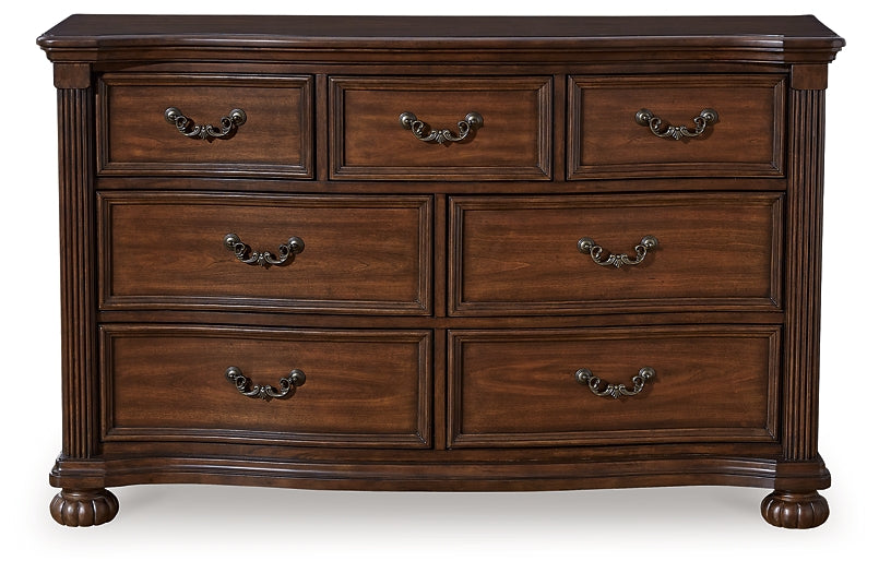 Lavinton  Panel Bed With Dresser And Nightstand