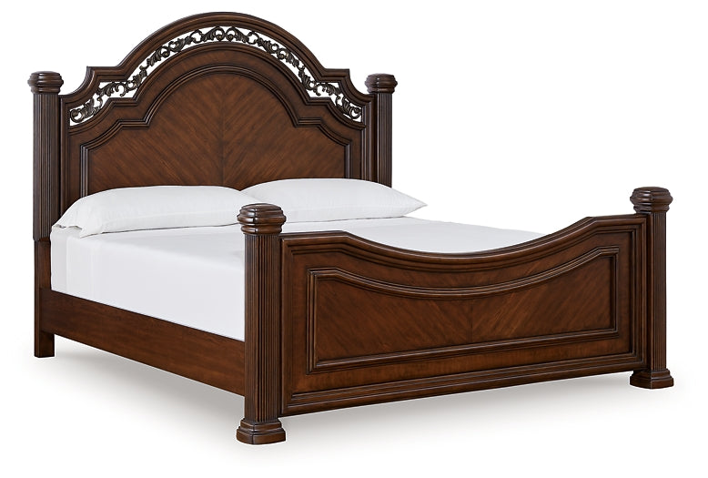 Lavinton  Panel Bed With Dresser And Nightstand