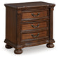 Lavinton  Panel Bed With Dresser And Nightstand