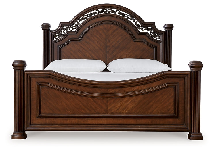 Lavinton  Panel Bed With Dresser And Nightstand