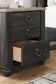 Nanforth  Panel Bed With Dresser And Nightstand