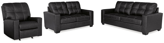 Barlin Mills Sofa, Loveseat and Recliner