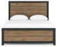 Vertani  Panel Bed With 2 Nightstands