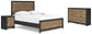 Vertani  Panel Bed With Dresser And 2 Nightstands