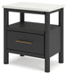 Cadmori  Upholstered Panel Bed With Mirrored Dresser, Chest And Nightstand