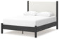 Cadmori  Upholstered Panel Bed With Dresser