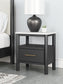 Cadmori  Upholstered Panel Bed With 2 Nightstands