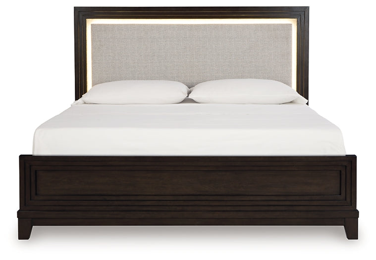 Neymorton California  Upholstered Panel Bed