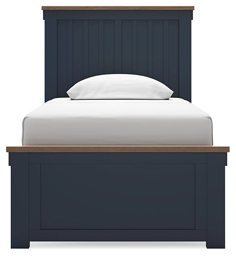 Landocken  Panel Bed With Dresser And 2 Nightstands