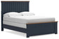 Landocken  Panel Bed With 2 Nightstands