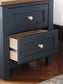 Landocken  Panel Bed With 2 Nightstands