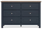 Landocken  Panel Bed With Dresser