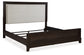 Neymorton California  Upholstered Panel Bed With 2 Nightstands