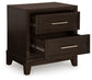 Neymorton  Upholstered Panel Bed With 2 Nightstands